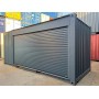 Contenedor marítimo de 20 pies con persiana enrollable: práctico, resistente y versátil