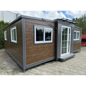 Contenedor móvil con dos habitaciones y cocina – Modelo 2024