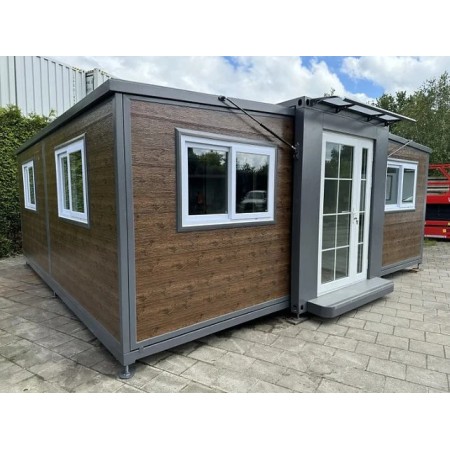 Contenedor móvil con dos habitaciones y cocina – Modelo 2024