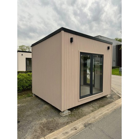 Oficina de jardín aislada de 10,5 m² barata – Módulo reacondicionado de alta gama