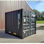 Contenedor de almacenamiento de 10 pies: compacto, seguro y duradero - Negro