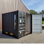 Contenedor de almacenamiento de 10 pies: compacto, seguro y duradero - Negro